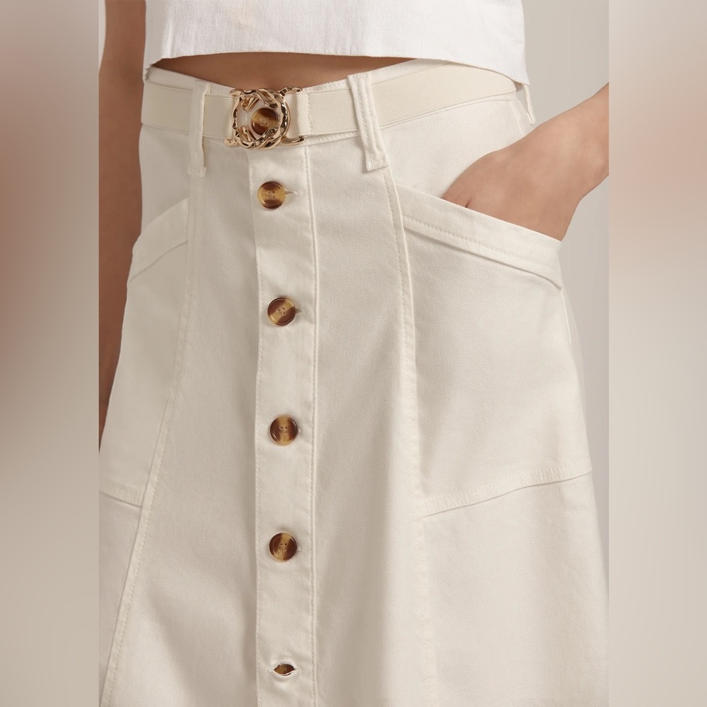 Favorite Daughter The Lila Midi Skirt Sz 14 - Picture 3 of 14